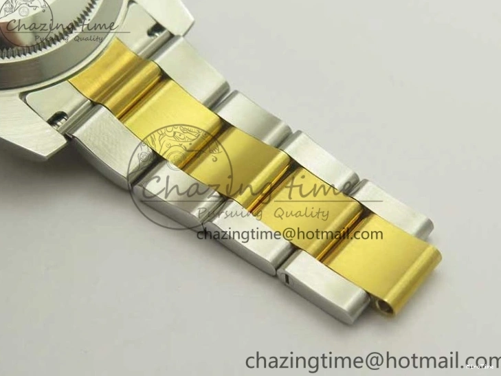 MiroTime 0410 Affordable Submariner 116613 LB Noob 1:1 Best Edition YG Wrapped Bezel Blue Dial on SS YG Bracelet A2836 V 3413